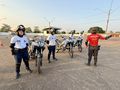 Alunos do II Curso de Formação da GMI participam da instrução de Noções de Motopatrulhamento, etapa que reforça o preparo técnico e operacional dos futuros guardas municipais.