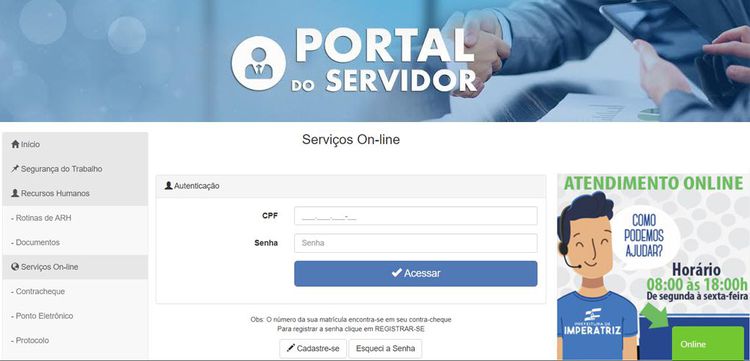 Prefeitura vai disponibilizar link para servidor informar sobre suspensão de empréstimos