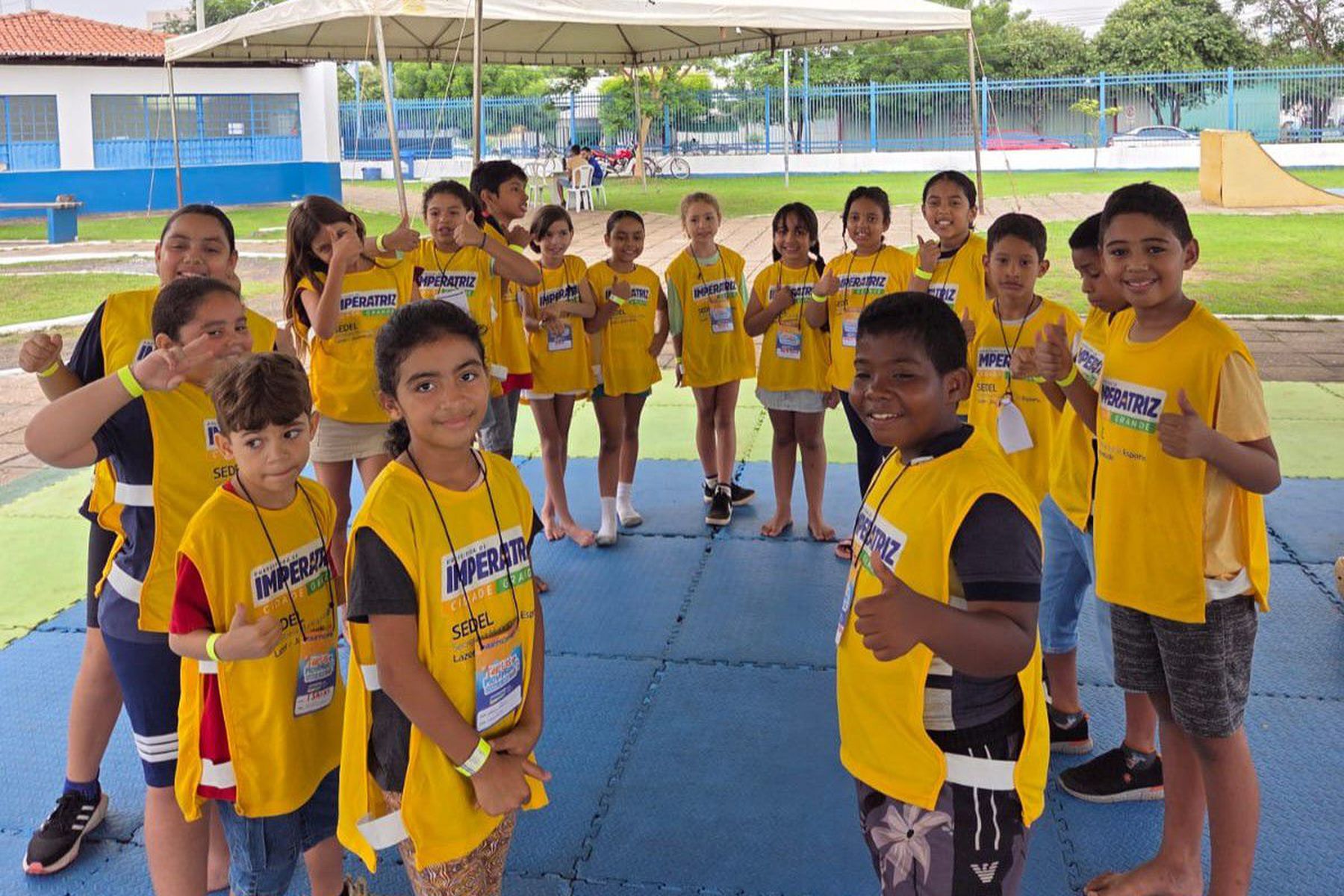 Primeiro dia da Colônia de Férias movimenta crianças e consolida programa em Imperatriz