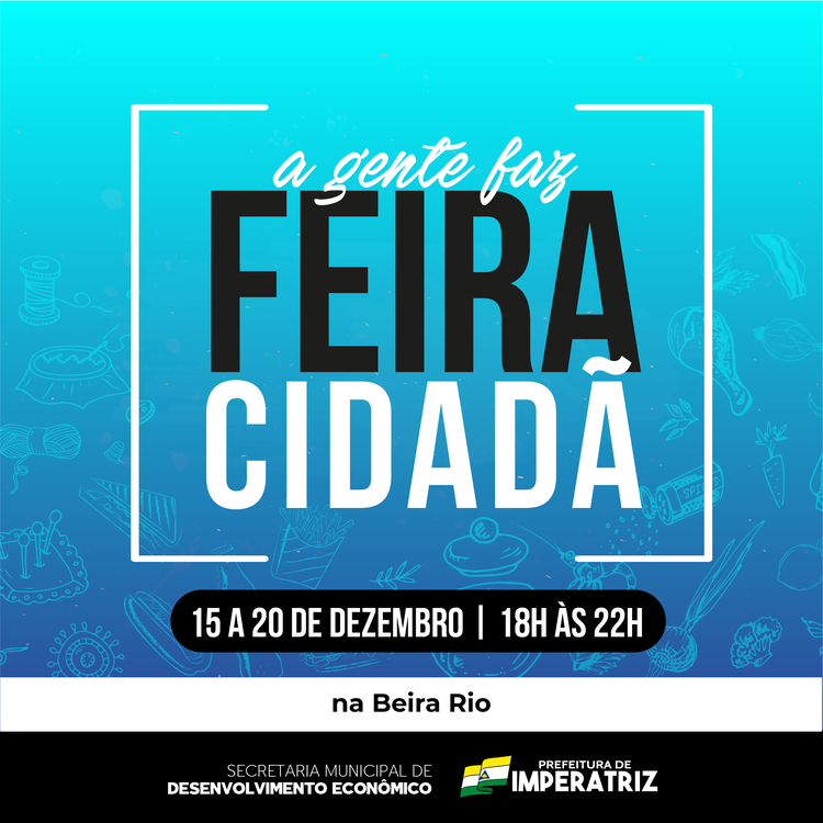 Feira Cidadã acontece na Beira Rio de 15 a 20 de dezembro