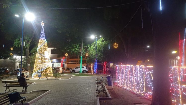 Decoração especial de Natal é instalada pela Prefeitura