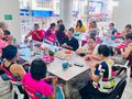 Durante a formação, as participantes tiveram contato com técnicas de produção de moda praia em crochê, biojoias e acessórios.
