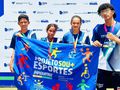 Quatro alunos conquistam medalhas na primeira fase e oito seguem para a segunda etapa, o que destaca o impacto do Projeto Sou + Esporte.