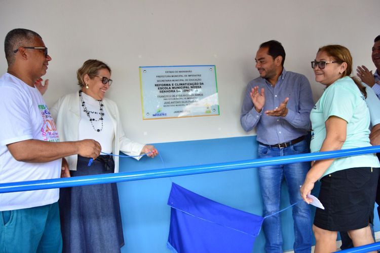 Comunidade da Vila Conceição recebe Escola reformada e climatizada