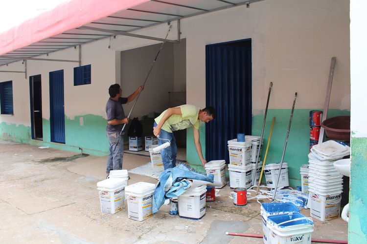 Escola Municipal Machado de Assis II passa por melhorias estruturais