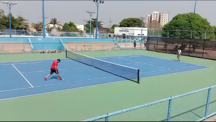 Sedel revitaliza quadra de tênis do Complexo Esportivo Barjonas Lobão