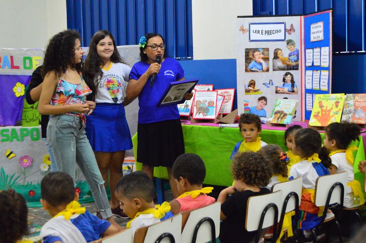 Biblioteca Pública realiza projeto de leitura com alunos da rede municipal