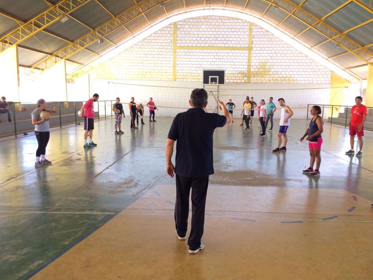 Professores participam da II etapa de formação em modalidades esportivas