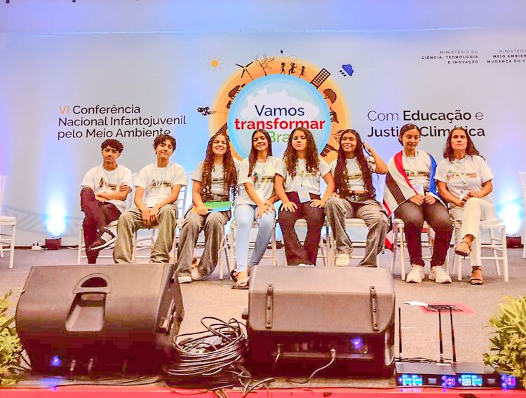 Alunos do munícipio participam da Conferência Nacional Infantojuvenil pelo Meio Ambiente em Brasília