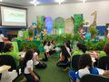 Crianças participam de ações com plantas medicinais, horta escolar, urbanismo e a preservação do meio ambiente.