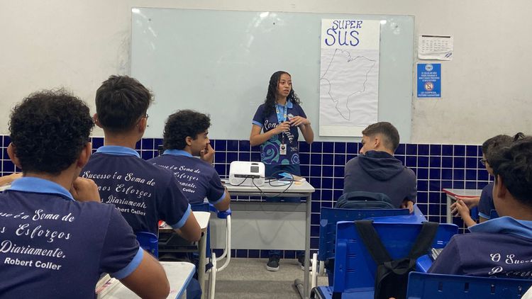 O futuro do SUS começa na escola: Estudante de Imperatriz é multiplicadora de conhecimento em saúde