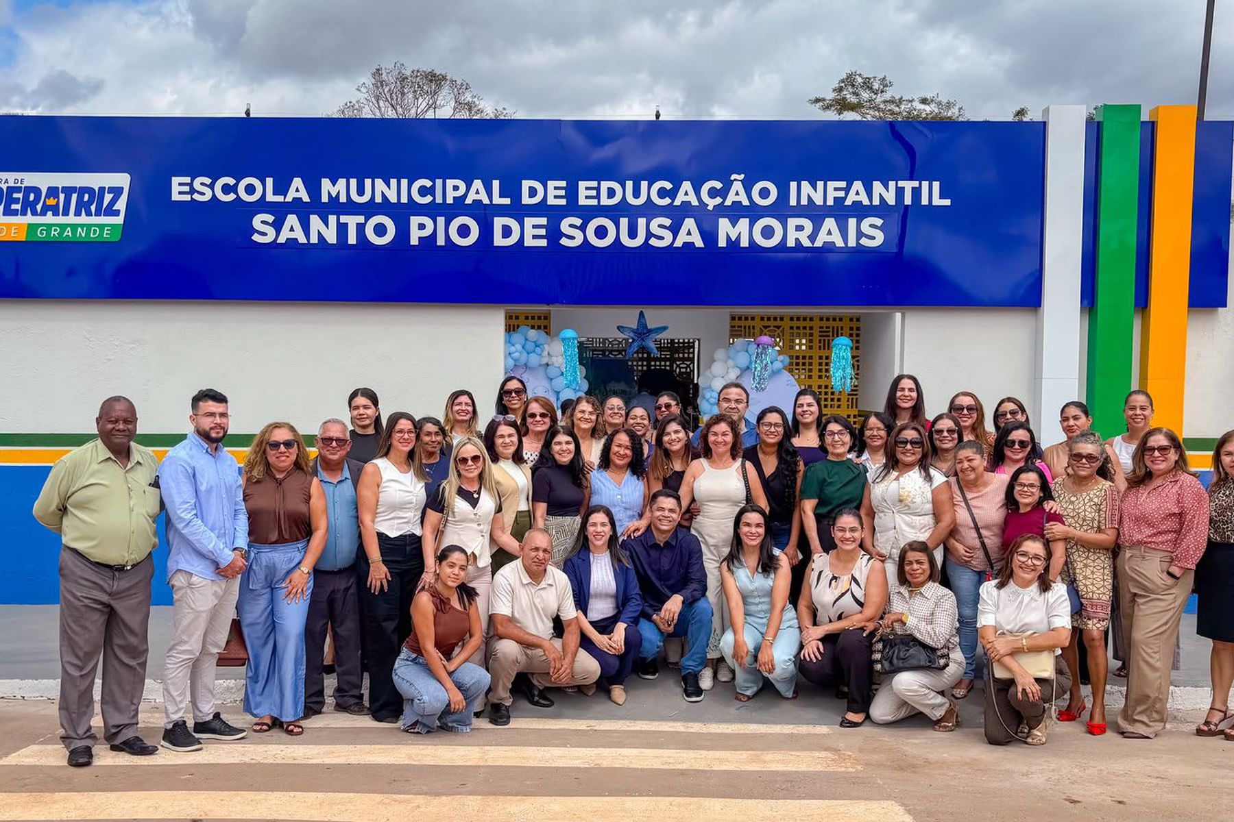 Após mais de 10 anos de espera, Escola Municipal de Educação Infantil Santo Pio de Sousa Morais é inaugurada no Residencial Itamar Guará