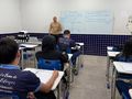 Alunos da rede municipal de ensino participam das aulas preparatórias para o SAEB, ofertadas pela SEMED.