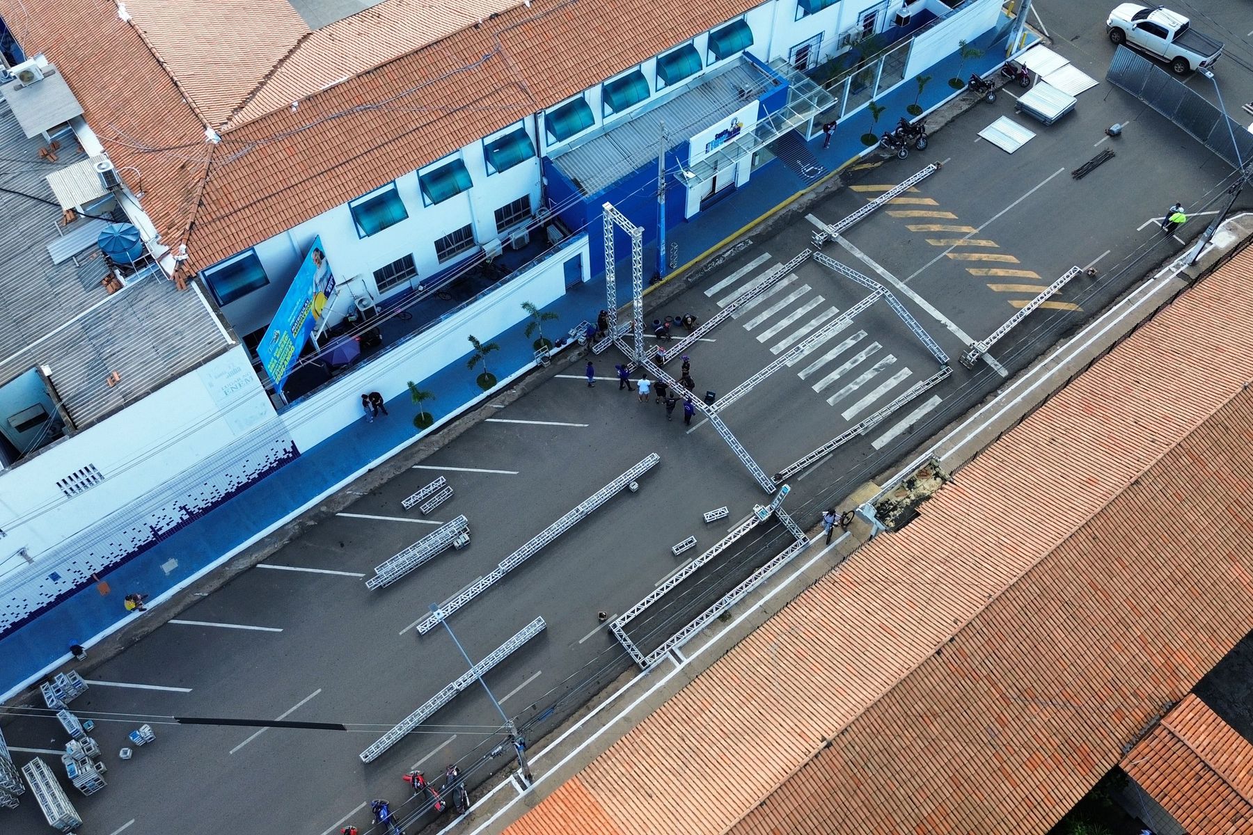 Prefeitura inicia montagem da estrutura do Carnaval da Prefs em Imperatriz