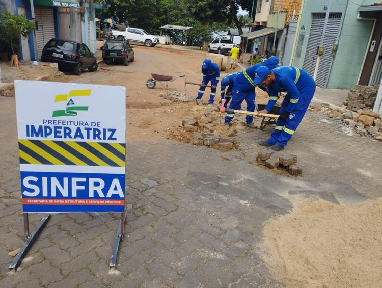Recuperação na Rua Gonçalves Dias melhora um dos acessos à Beira Rio