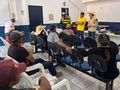 Carroceiros participaram de reunião com orientações sobre segurança, organização do percurso e identificação para a Cavalgada da 56ª Expoimp