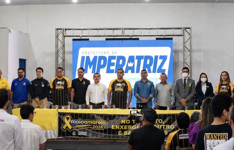 Prefeitura de Imperatriz abre oficialmente o Maio Amarelo 2026