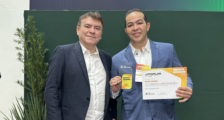 Prefeito Rildo Amaral recebe Prêmio Prefeito Inovador 2026 por modernização na gestão pública