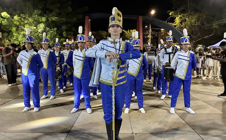 Alunos participam do XII Festival de Bandas e Fanfarras Estudantis das escolas municipais de Imperatriz