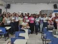 Feirantes participam do 1º Capacita Feira, realizado pela Prefeitura de Imperatriz com apoio do Sebrae e ADERT, com palestras sobre segurança e comercialização em feiras.