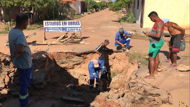 Vila Cafeteira recebe obras de drenagem profunda nesta quinta-feira (09)