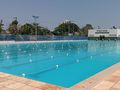 A piscina olímpica da SEDEL contém oito raias e mais de 2 metros de profundidade.