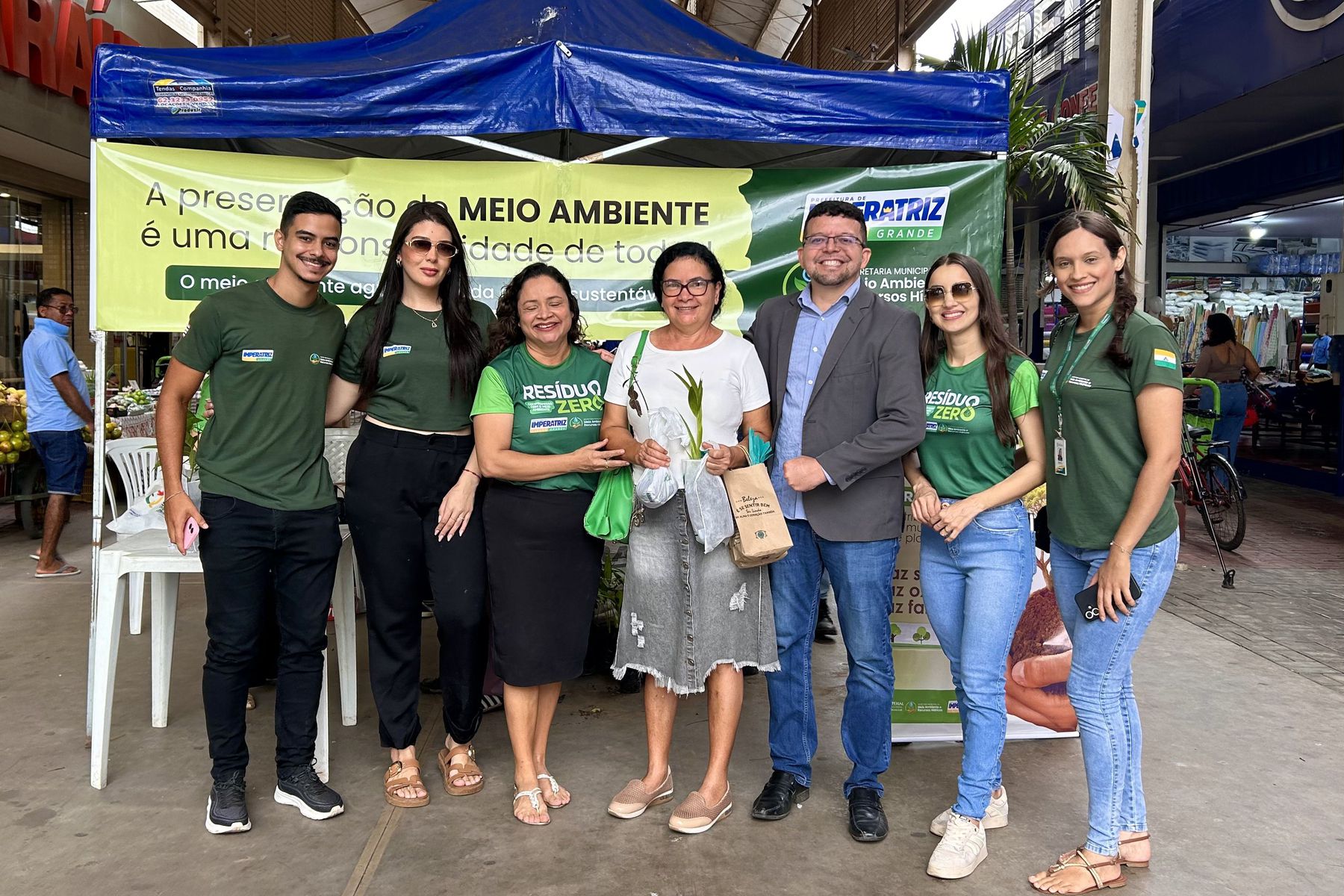 Dia D Sustentável reúne distribuição de mudas e coleta de resíduos eletrônicos em Imperatriz