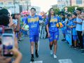 Os uniformes dos Jogos Escolares 2026 foram renovados e apresentados durante a Corrida do Fogo e a condução da Tocha Olímpica do JEIS 2026, na última sexta-feira (8).