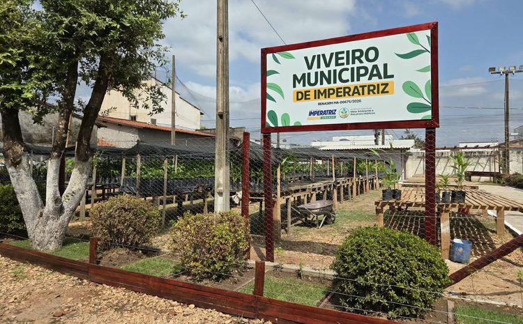 Viveiro Municipal de Imperatriz é inaugurado oficialmente e prevê produção de até 60 mil mudas por ano