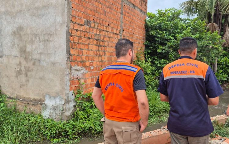 Defesa Civil intensifica vistorias e assistência após fortes chuvas em Imperatriz