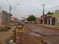Buracos perfurados pela Caema deixam ruas intransitáveis no Bacuri