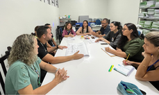 Reunião com técnicos do Ministério da Saúde para discussão do projeto de readequação da UPA São José