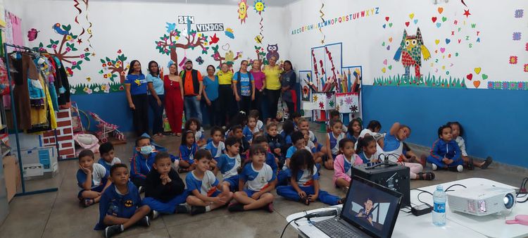Setran realiza palestras educativas na escola municipal de Ensino Infantil Professora Juracy