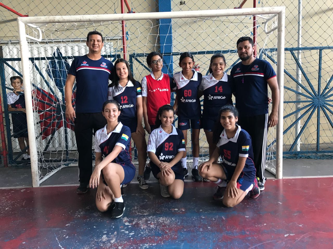 <p>Jogo encerrado entre Cebama e ArtCeb, na categoria mirim feminino de handebol. O vencedor ganhou a partida de &ldquo;lavada&rdquo;, com um placar de 13x1. A partida teve dura&ccedil;&atilde;o de 24 minutos, sendo dois tempos de 12 minutos.</p>