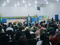 Apresentação do Currículo Diversificado da Educação Integral em Tempo Integral, promovida pela SEMED, com a comunidade escolar em um momento de construção coletiva da educação