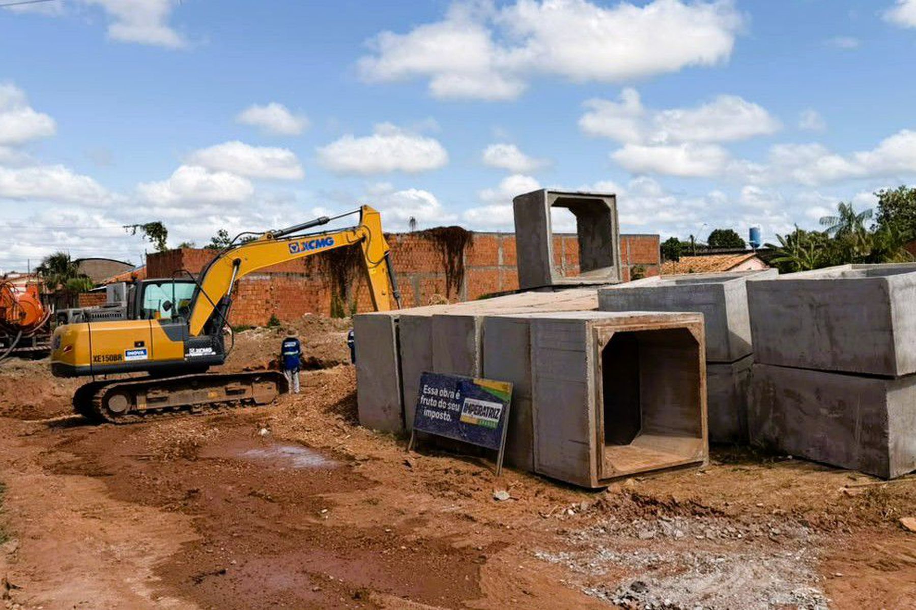Prefeitura inicia implantação de aduelas para reduzir alagamentos em Imperatriz