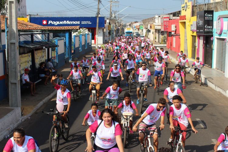 Passeio ciclístico integra programação do Outubro Rosa em Imperatriz