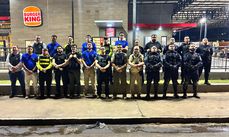 Equipes integradas da SUTRAN, Ministério Público do Maranhão, Polícia Militar, Polícia Civil, Perícia Criminal e Guarda Municipal durante a Operação Encarrilha realizada em Imperatriz.