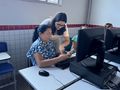 Formação acontece no laboratório de informática da UEMASUL com acompanhamento de estudantes do curso de Administração