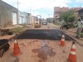 Tapa-buracos melhora tráfego na Rua Rio Grande do Norte, Nova Imperatriz