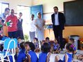 Assis Ramos visita crianças do Jardim Canossa