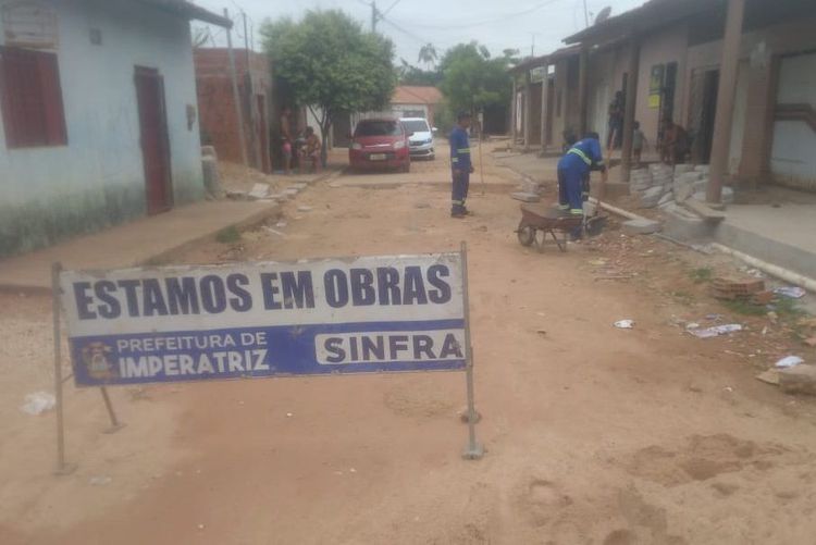 Pavimentação da Rua Antônio de Morais chega na fase de conclusão
