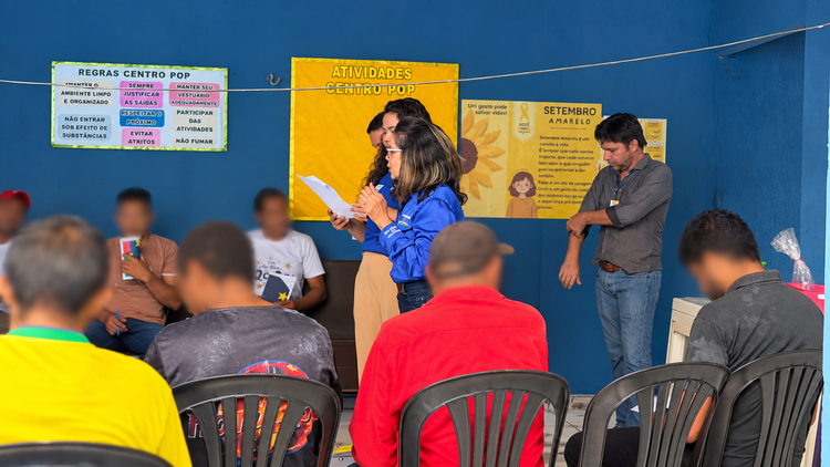 Centro POP promove ação de saúde e bem-estar para pessoas em situação de rua