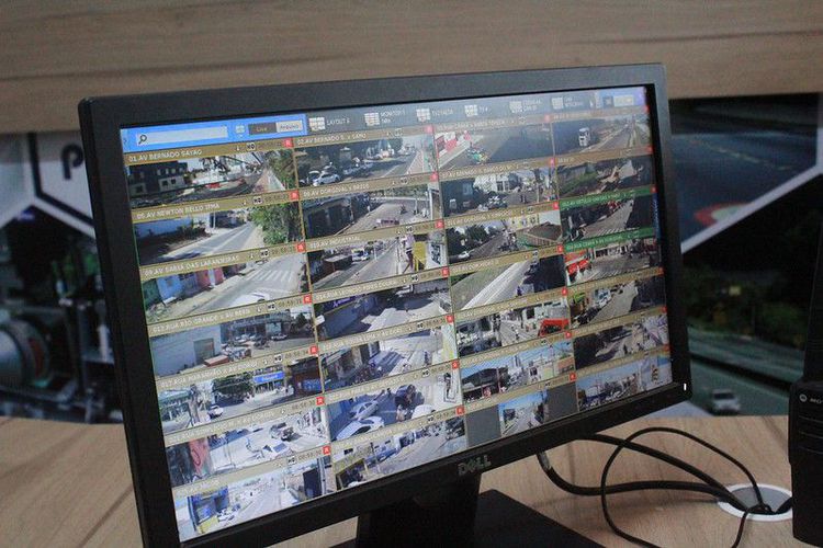 Videomonitoramento garante segurança pública e no trânsito