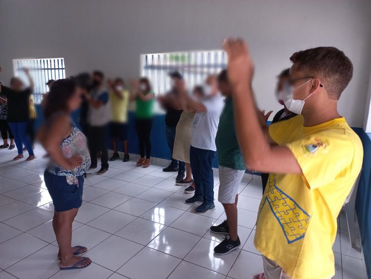 Ciranda Cultural com pacientes do CAPS encerra Janeiro Branco em Imperatriz