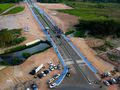 A velocidade máxima permitida nos trechos é de 40km/h.