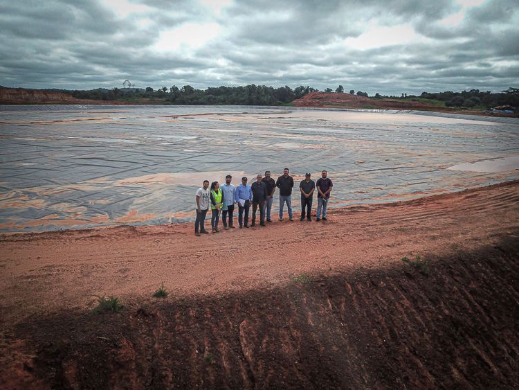 Obras do Aterro Sanitário de Imperatriz avançam e alcançam 60% de conclusão