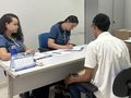 Primeira seleção de candidatos no novo canal de intermediação do Sine Municipal, em parceria com empresa de cartões de crédito.