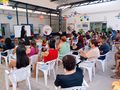 Encontro com famílias realizado na EMEI Nossa Senhora de Fátima.