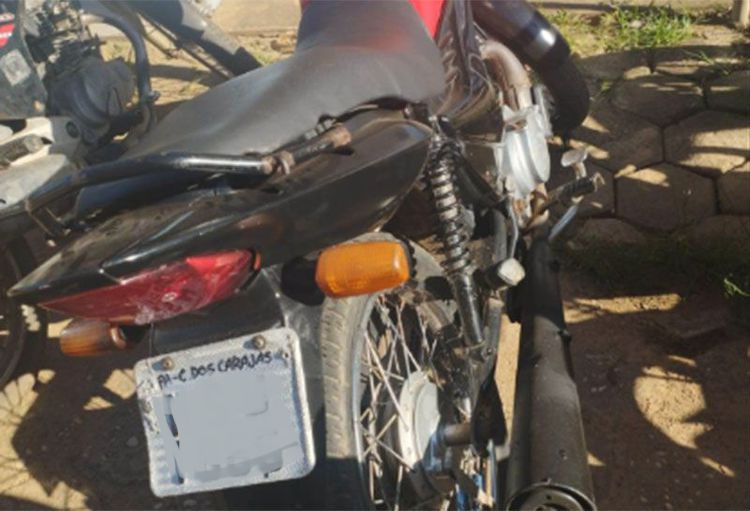 Setran identifica motocicleta com característica de veículo roubado